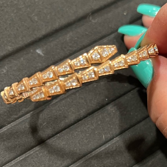 Sneak 18‎ k gold abd diamonds bracelet - Picture 1 of 6
